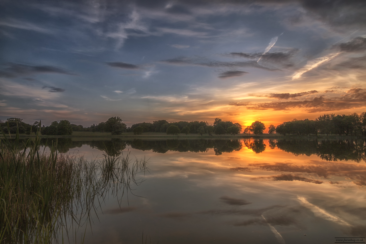 Norfolk Landscape Photography - Blickling Lake Sunset