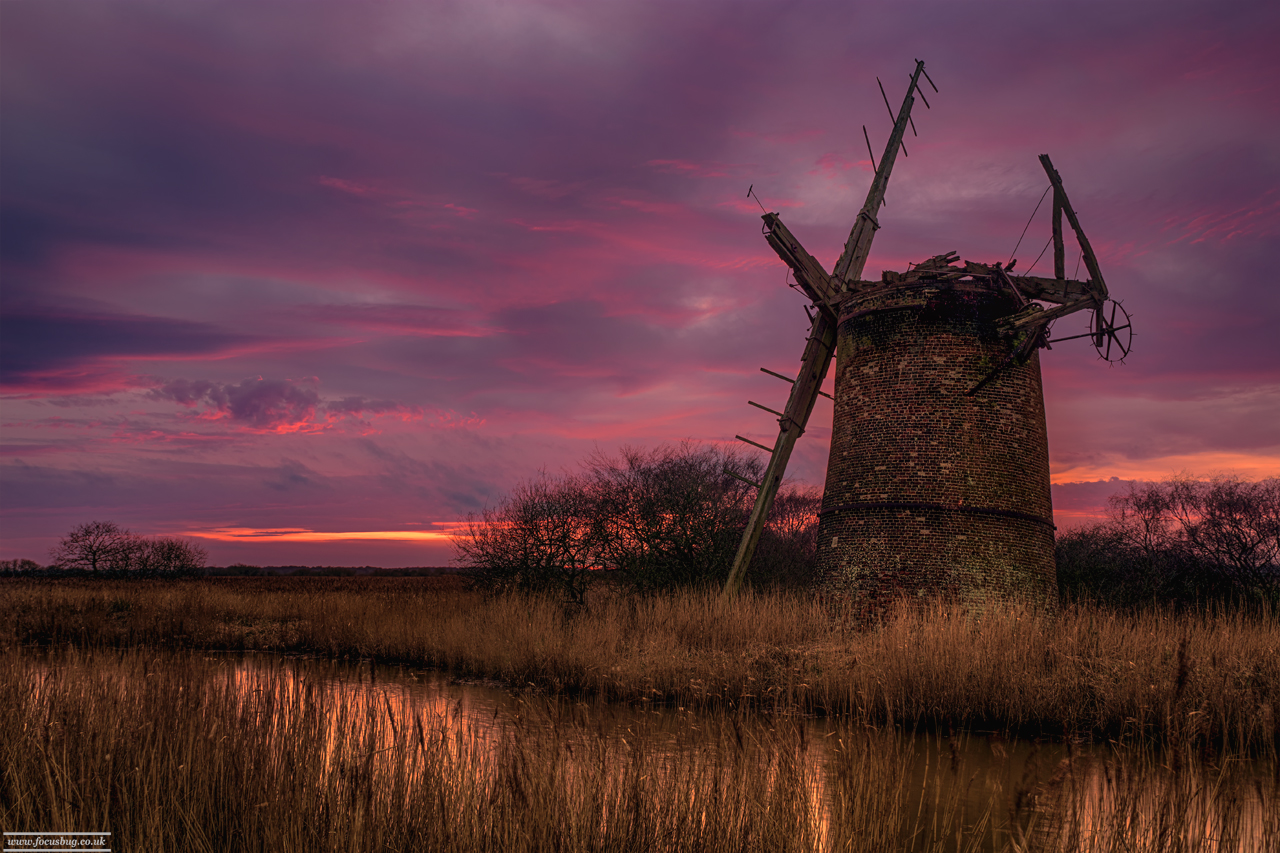 Norfolk Landscape Photography - Brograve Mill Sunset