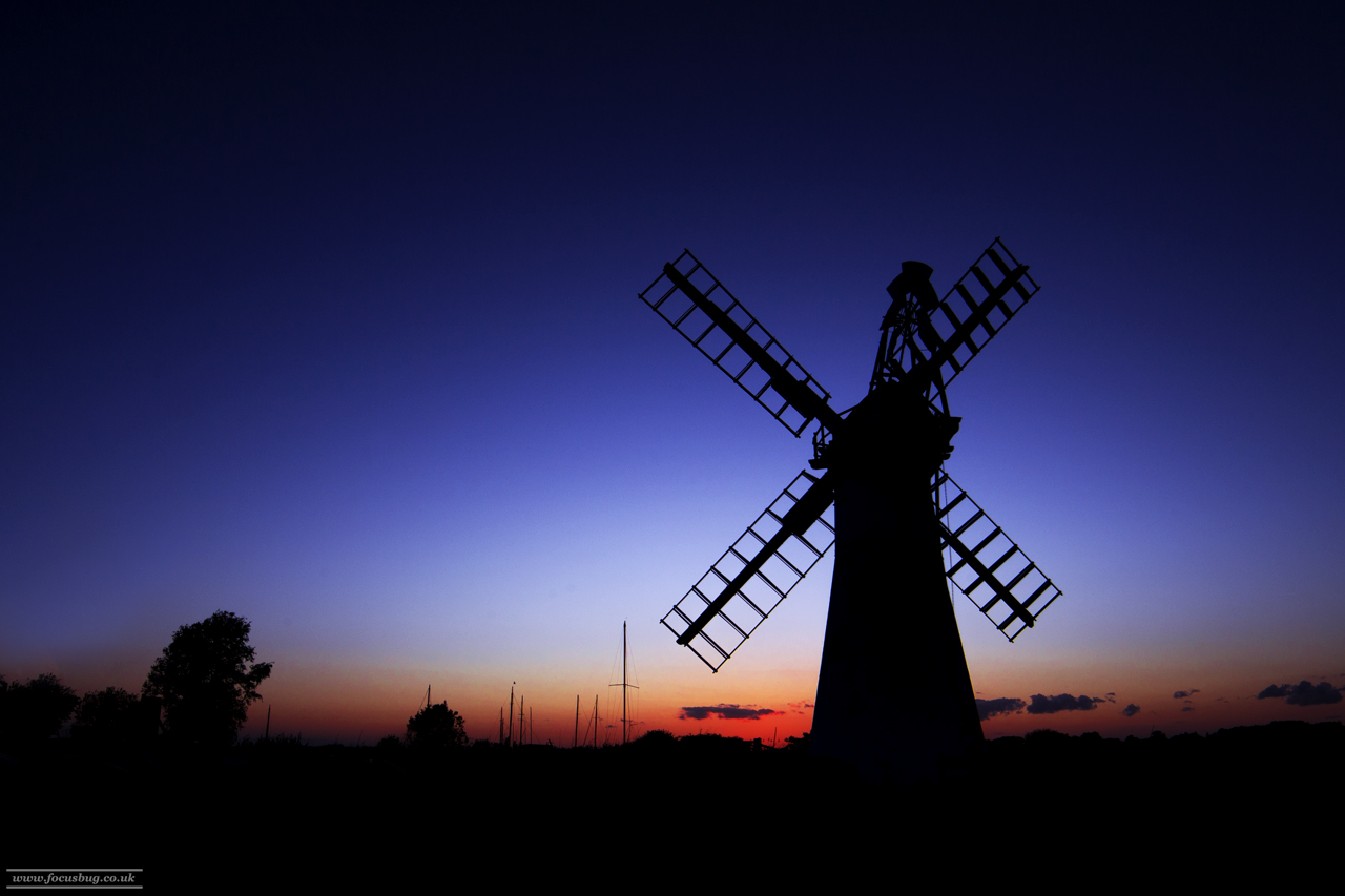 Norfolk Landscape Photography - Thurne Mill Sunset