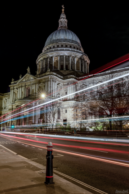 Light Trails at St Pauls