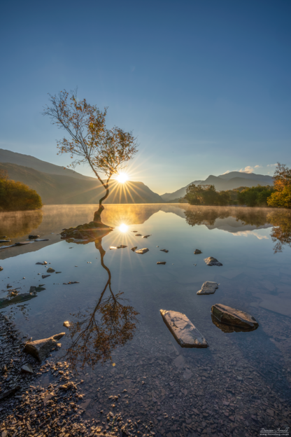 Sunrise at Llyn Padarn, North Wales